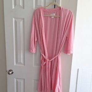Pink Women's Robe, Size Small